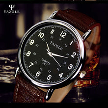 YAZOLE Mens Watches Top Brand Luxury Famous Quartz-Watch Men 24 Hours Scale Male Clock Wrist Whatch Wristwatch relogio masculino
