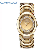 Gold Watch Women Luxury Brand bracelet Ladies Quartz-Watch Gifts For Girl Full Stainless Steel Rhinestone wristwatches whatch