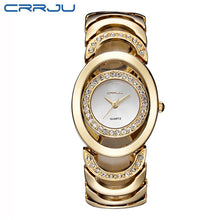 Gold Watch Women Luxury Brand bracelet Ladies Quartz-Watch Gifts For Girl Full Stainless Steel Rhinestone wristwatches whatch