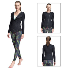Women Yoga Jacket Fitness Running Shirt For Women Sportswear Elastic Tight Gym Roupa de Academia Zipper Fitness Clothes