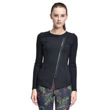 Women Yoga Jacket Fitness Running Shirt For Women Sportswear Elastic Tight Gym Roupa de Academia Zipper Fitness Clothes