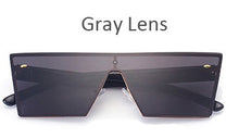 TSHING 2017 New Rimless Sunglasses Fashion Italy Brand Catwalk Men Women Steampunk Goggles Integrated Mirror Sun Glasses UV400