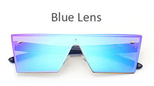 TSHING 2017 New Rimless Sunglasses Fashion Italy Brand Catwalk Men Women Steampunk Goggles Integrated Mirror Sun Glasses UV400