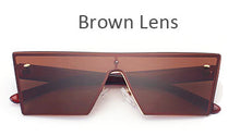 TSHING 2017 New Rimless Sunglasses Fashion Italy Brand Catwalk Men Women Steampunk Goggles Integrated Mirror Sun Glasses UV400