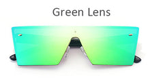 TSHING 2017 New Rimless Sunglasses Fashion Italy Brand Catwalk Men Women Steampunk Goggles Integrated Mirror Sun Glasses UV400