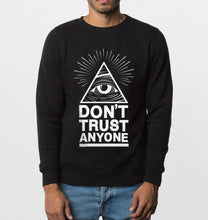 2017 Dont Trust Anyone all seeing eye men sweatshirt autumn winter fashion streetwear hoodies plus size tracksuit brand clothing