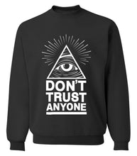 2017 Dont Trust Anyone all seeing eye men sweatshirt autumn winter fashion streetwear hoodies plus size tracksuit brand clothing