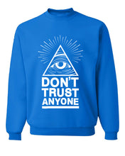 2017 Dont Trust Anyone all seeing eye men sweatshirt autumn winter fashion streetwear hoodies plus size tracksuit brand clothing