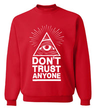 2017 Dont Trust Anyone all seeing eye men sweatshirt autumn winter fashion streetwear hoodies plus size tracksuit brand clothing