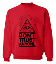 2017 Dont Trust Anyone all seeing eye men sweatshirt autumn winter fashion streetwear hoodies plus size tracksuit brand clothing