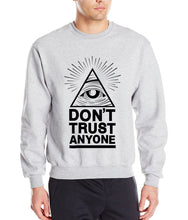 2017 Dont Trust Anyone all seeing eye men sweatshirt autumn winter fashion streetwear hoodies plus size tracksuit brand clothing