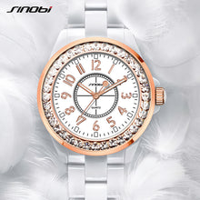 J12 Limited Bracelet SINOBI Fashion All-match Ladies Ceramic Clothing Watches for Womens Diamond Wristwatches Quartz-watch 2018