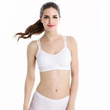 New Arrival Lady Women Sports Yoga Athletic Solid Wrap Chest Strap Vest Tops Bra Indoor Fitness Clothes#20