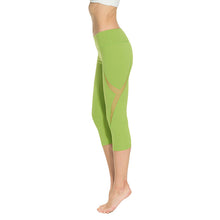 Women Sports Tights Capris Gym Slim Yoga Pants High Waist Stretch Workout Leggings Sportswear Clothes Fitness Trousers for Women
