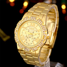 New Luxury Brand Whatch Mens Womens Unisex Stainless Steel Quartz Wrist Watch Gold relogio masculino