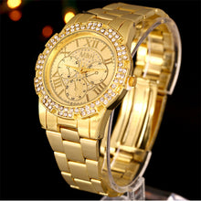 New Luxury Brand Whatch Mens Womens Unisex Stainless Steel Quartz Wrist Watch Gold relogio masculino