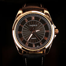 Mens Watches Top Brand Luxury 2017 YAZOLE Business Wrist Watch Men Male Clock Whatch Quartz watch Gold Relogio Masculino C