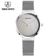 2017 new watch ladies sekaro 6.5mm quartz watch women fashion dress clothing bracelet top brand stainless steel waterproof watch