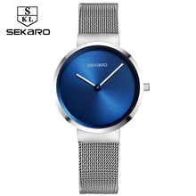 2017 new watch ladies sekaro 6.5mm quartz watch women fashion dress clothing bracelet top brand stainless steel waterproof watch