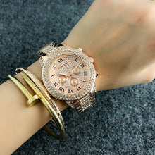 2017 New Fashion Luxury Brand Women Dress Watches Rosy Gold Ladies Diamond Quartz Analog Wrist Watches Woman Wristwatches Whatch