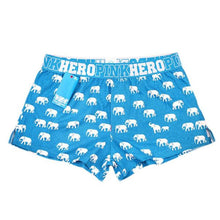 Elephant Pattern Cotton Underwear Boxers Underwear Summer Pants BK L