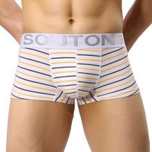 Men Elastic Underwear Boxer Briefs Shorts Bulge Pouch Soft Underpants BK L