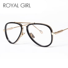 ROYAL GIRL Women Designer Eyeglasses Frames Vintage Clear Lens Glasses Men Spectacles Sunglasses With Bag ss902