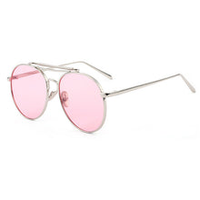 ROYAL GIRL Oversize Metal Round Eyeglasses Frames Women Clear Lens Glasses Retro Optical Frames ss407