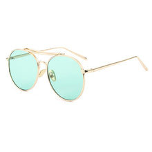 ROYAL GIRL Oversize Metal Round Eyeglasses Frames Women Clear Lens Glasses Retro Optical Frames ss407