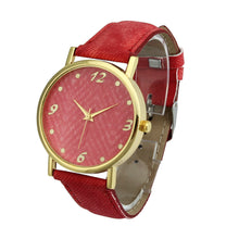 Women Men Denim Cloth Strap Bracelet Wrist Watch Unisex Analog Quartz