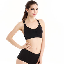 New Arrival Lady Women Sports Yoga Athletic Solid Wrap Chest Strap Vest Tops Bra Indoor Fitness Clothes#20