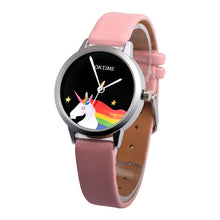 OKTIME Women's watches Fashion Casual Cute Girls Leather Band Analog Alloy Quartz Wrist whatch A20