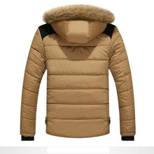 Men Outdoor Warm Winter Thick Jacket Plus Fur Hooded Coat Jacket