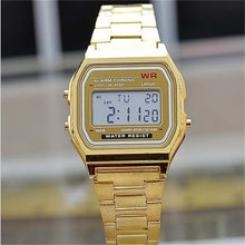 2018 New Fashion Black silver Couple Watch digital watch square military men/women dress sports watches whatch women Silver