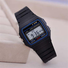 2018 New Fashion Black silver Couple Watch digital watch square military men/women dress sports watches whatch women Silver