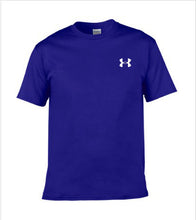 Solid color t-shirt round neck short sleeve cotton blank advertising shirt overalls