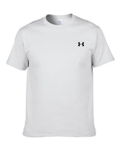 Solid color t-shirt round neck short sleeve cotton blank advertising shirt overalls