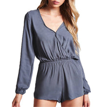 Fashion New Womens Sexy Long Sleeved Jumpsuit Girls Casual Clothes