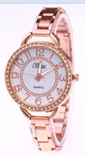 2017 new fashion casual double crystal women watches brand luxury Simple Clothing with ladies quartz watch relogio feminino