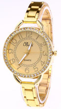 2017 new fashion casual double crystal women watches brand luxury Simple Clothing with ladies quartz watch relogio feminino