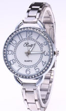 2017 new fashion casual double crystal women watches brand luxury Simple Clothing with ladies quartz watch relogio feminino
