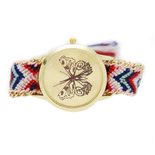 Braided butterfly quartz costumes clothing features hand-woven watches 2017 new casual fashion high-end atmospheric watches