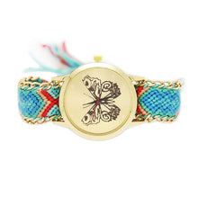 Braided butterfly quartz costumes clothing features hand-woven watches 2017 new casual fashion high-end atmospheric watches